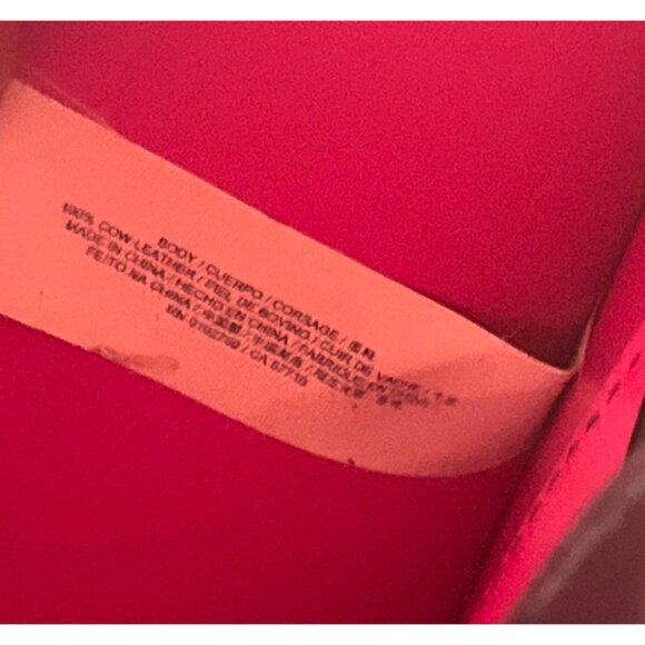 Kate Spade Arbour Hill Kyra Sweetheart Crossbody Hand Bag Black Pink Leather*Rea - Picture 9 of 16